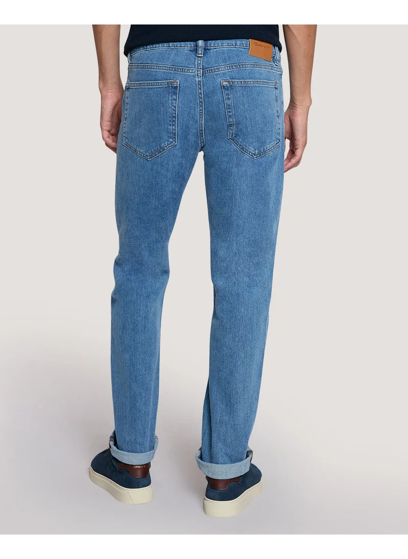 غانت Gant Regular Fit Clean Wash Jeans