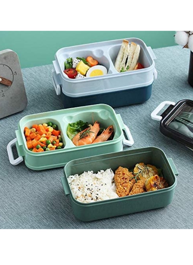 Cool Baby Lunch Box Premium Food Container with Soup Bowl and Cutlery Insulated Lunch Box with 3 Layers Stainless Steel Bento Lunch Box Leakproof Design and Side Handles 21.5 x 11.5 x 11cm  - Image 4