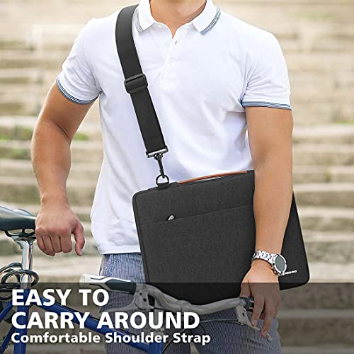 NIDOO 11-12.5 inch Laptop Sleeve Shoulder Bag for 14" MacBook Pro / 13" MacBook Pro Air / 12.9" iPad Pro 2016 2017 / New Surface Pro 8 X / 13.3" ThinkPad X13 Yoga Gen 2/14" ThinkPad X1 Carbon Gen 9 - Image 5
