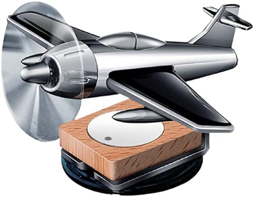 CarFrill Solar Car Perfumes and Fresheners | Solar Plane with Fragrance for Car (Black) - Image 1