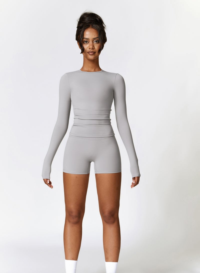 KAWN.YOGA Womens Long Sleeve Shirt - Image 1