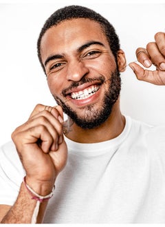 Terra & Co. Terra & Co., Brilliant Black Dental Floss (3 Pack) | Organic Teeth Whitening Products | All Natural, with Activated Bamboo Charcoal | Vegan & Cruelty Free | Luxury Dental Care  - Image 3