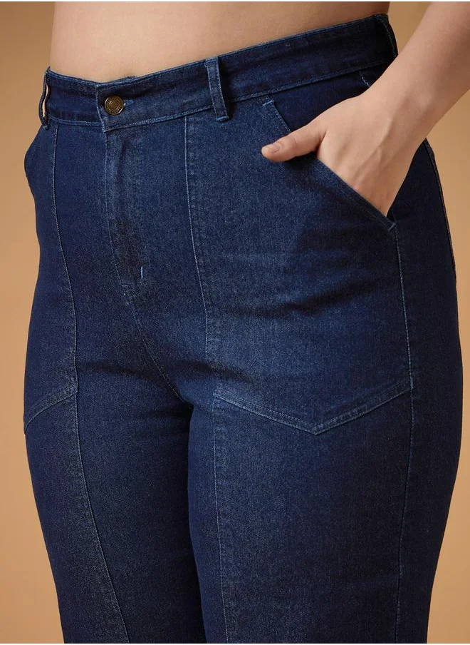 ساسافراس Plus Size Mid Rise Balloon Fit Jeans by Styli