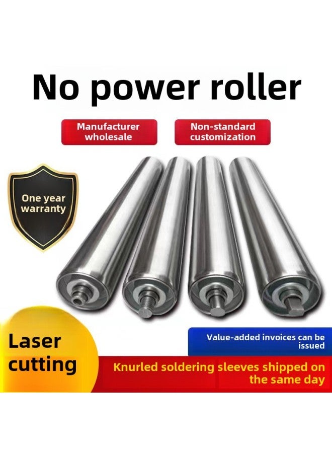 Sprocket Unpowered Roller Conveyor Roller Roller Line Rubber Roller Stainless Steel Unpowered Roller-Specifications:Non-Standard Customization 1 - Image 3