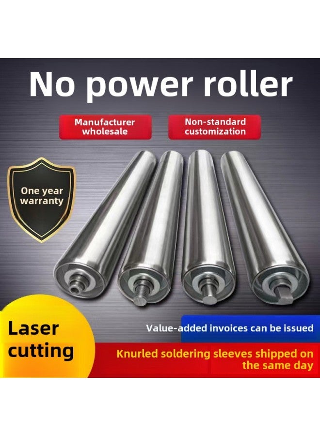 Sprocket Unpowered Roller Conveyor Roller Roller Line Rubber Roller Stainless Steel Unpowered Roller-Specifications:Non-Standard Customization 1 - Image 2