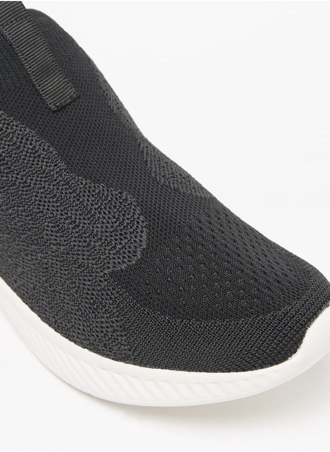 Flora Bella By Shoexpress Women Mesh Textured Slip-On Low Ankle Sneakers  - Image 5