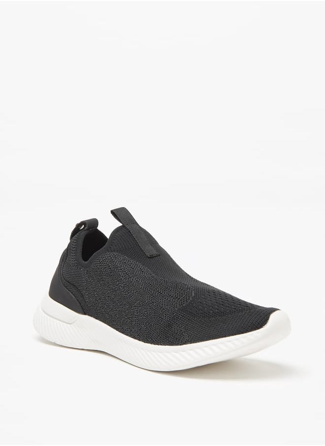 Flora Bella By Shoexpress Women Mesh Textured Slip-On Low Ankle Sneakers  - Image 1