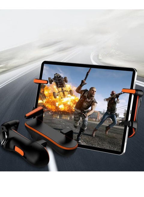 PubG High-Speed Tablet Gaming Trigger Controller – L1R1 Fire Button Gamepad Joystick with 4 Frequency Fire Rate for iPad & Tablet – Ergonomic Design, Precise Response, Long Battery Life