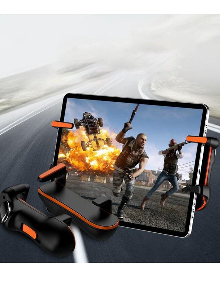 PubG High-Speed Tablet Gaming Trigger Controller – L1R1 Fire Button Gamepad Joystick with 4 Frequency Fire Rate for iPad & Tablet – Ergonomic Design, Precise Response, Long Battery Life