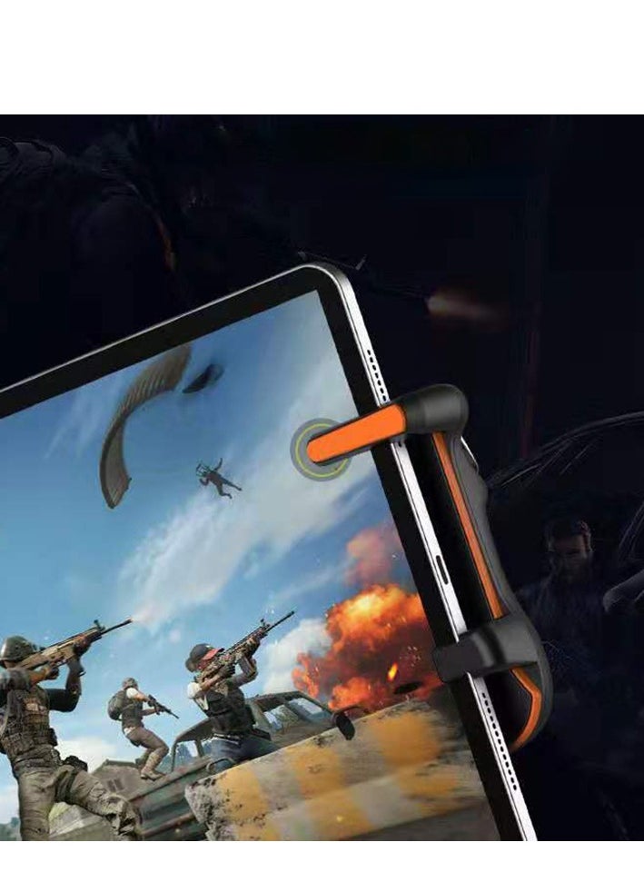 PubG High-Speed Tablet Gaming Trigger Controller – L1R1 Fire Button Gamepad Joystick with 4 Frequency Fire Rate for iPad & Tablet – Ergonomic Design, Precise Response, Long Battery Life