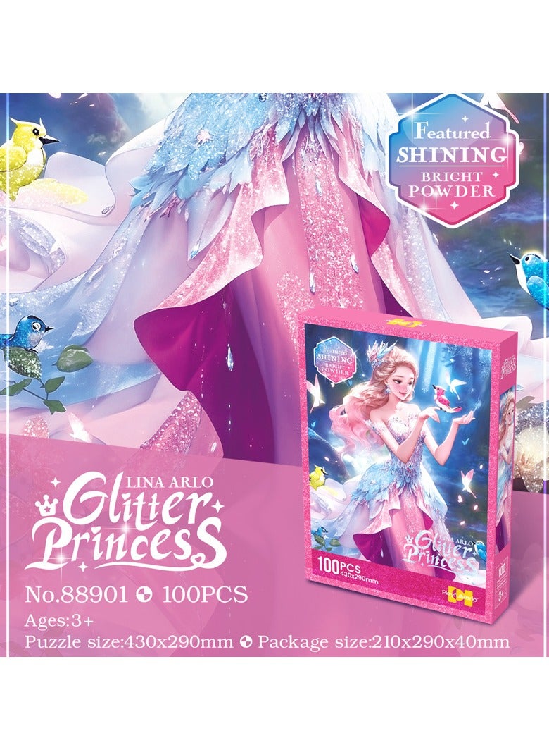 100-Piece Princess Jigsaw Puzzle - Kid Toy - Brain Games - Child Education Development Toy - Image 2