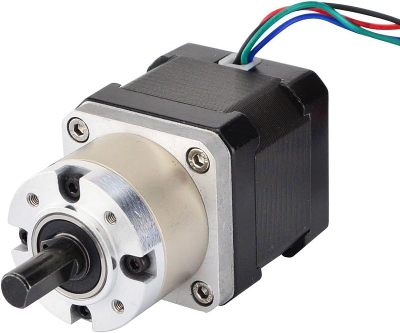 STEPPERONLINE 5:1 Planetary Gearbox Nema 17 Stepper Motor 1.68A for DIY CNC Robot 3D Printer - Image 1