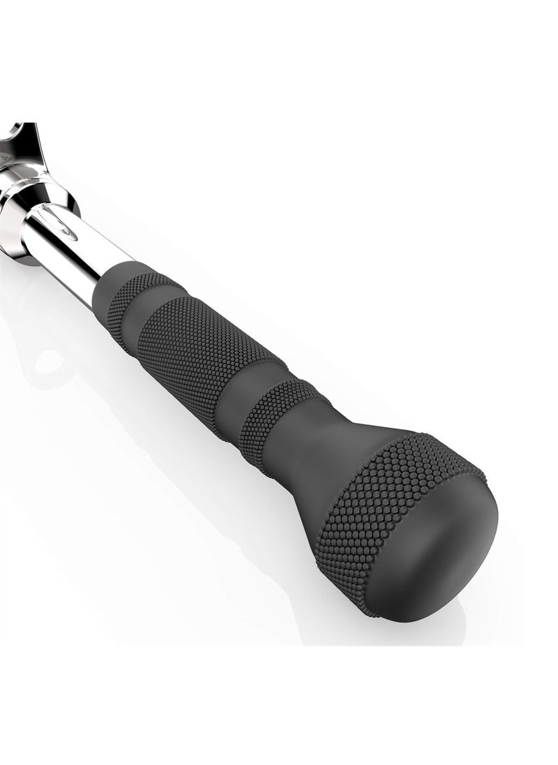Captaintech Heavy Duty Straight Bar Cable Attachment with Non-Slip Handles for Home Gym Workouts Strength Training and Fitness Accessories  - Image 3