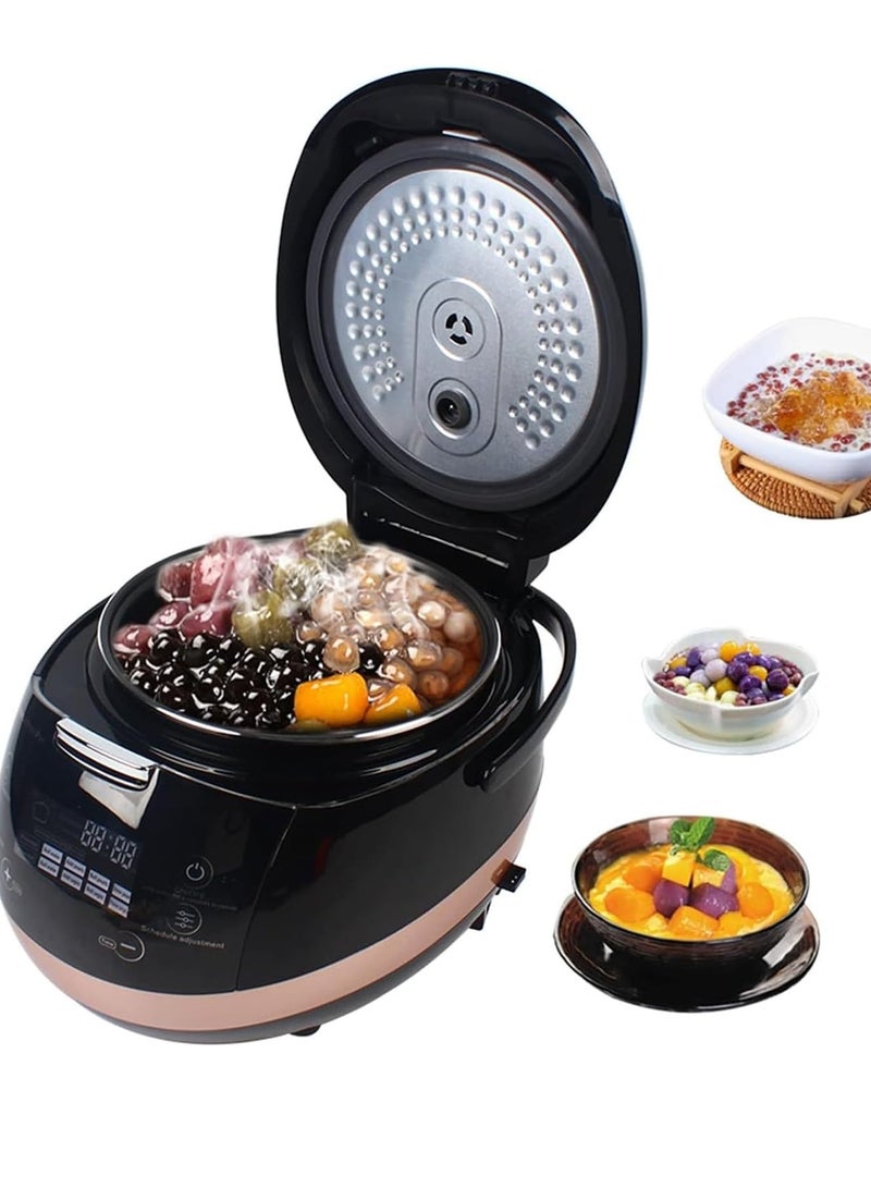 Grace طباخ لؤلؤ التابيوكا الأوتوماتيكي التجاري 5 لتر لصنع شاي البوبا والشاي الفقاعي وشاي الحليب - Image 1