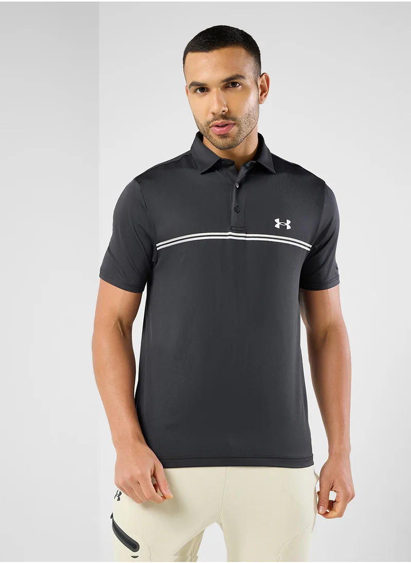 اندر ارمور Playoff 3.0 Stripe Polo