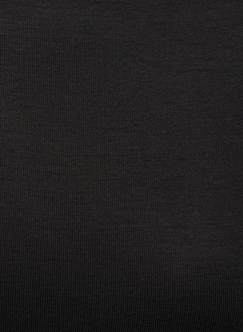 MAVI Black Long Sleeve Basic T-Shirt