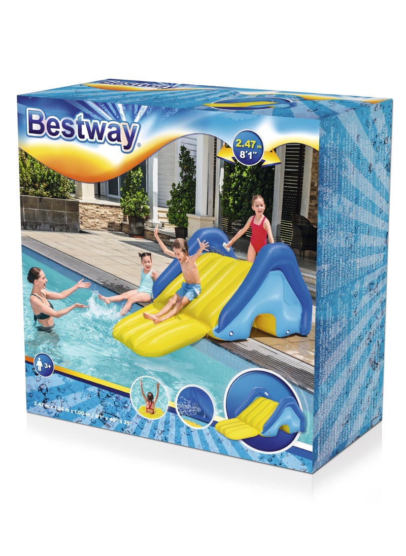 Bestway Bestway Bouncer Water Slide 247x124x100Cm  | Summer Water Slip | With Built-in Sprinklers | Summer Water Toy for Backyard | Kids and Adults  - Image 1