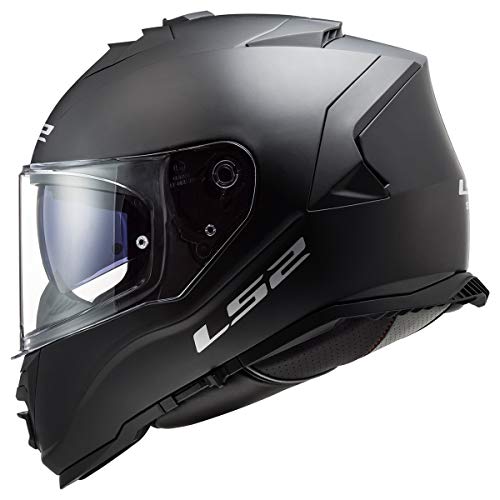 LS2 Helmets Assault Full Face Motorcycle Helmet W/ SunShield (Matte Black - Large) - Image 2