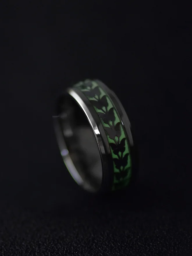 Styli  Luminous Butterfly Band Ring for Women | Best Price UAE