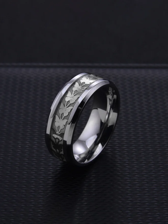 Styli  Luminous Butterfly Band Ring for Women | Best Price UAE