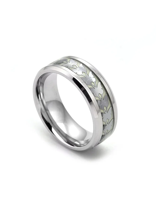 Styli  Luminous Butterfly Band Ring for Women | Best Price UAE