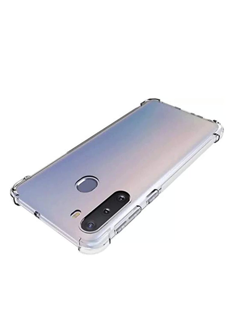 DUSALA Samsung A21 Case Cover Bumper Shell Soft TPU Silicone Clear Transparent Cover Shockproof Case for Samsung A21 (Clear) - Image 2