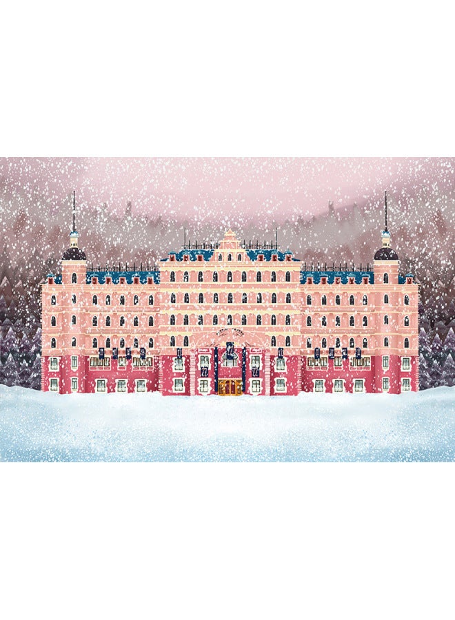 لغز خشبي من Itu Art 1000 قطعة 500 قطعة 300 قطعة فندق بودابست جراند - اللون: 【مخطط تقسيم 1000】 فندق بودابست 003 - Image 1