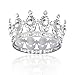 BAHABY Silver Crown Cake Topper Happy Birthday Cake Toppers Wedding Cake Toppers Mini Crowns for Flower Bouquets Party Decorations - Image 3