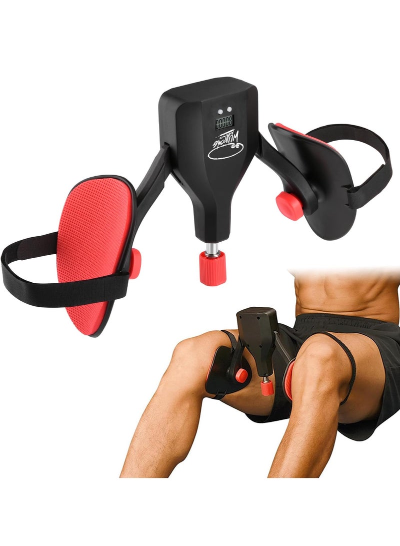 Nanak 50 KG Adjustable Thigh Master, Leg & Inner Thigh Exercise Equipment with Counter, Exerciser & Floor Trainer, Trainer for Home Workouts  - Image 1
