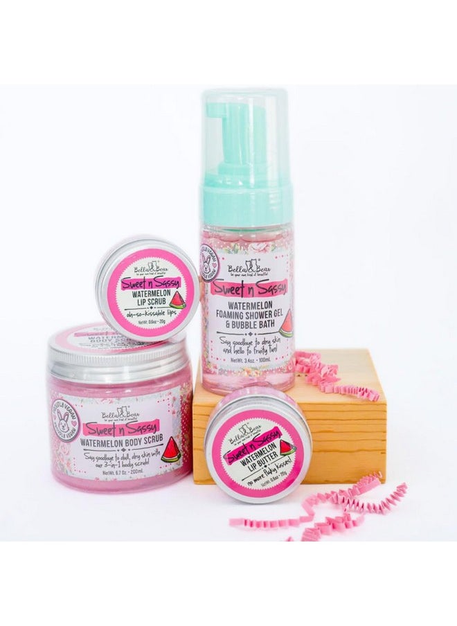 Bella and Bear Bella & Bear Sweet 'n; Sassy MIdi Bath & Body Gift Set with Foaming Shower Gel & Bubble Bath, Body Scrub & Lip Scrub and Lip Butter  - Image 1