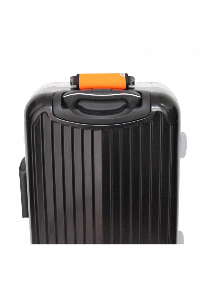 Gowraps Neoprene Luggage Handle Wrap 5pcs Pack Neon Luggage Tags/Identifiers Bright Luggage Markers Airport Travel Accessories for Luggage/Suitcase Fluorescent Orange - Image 3