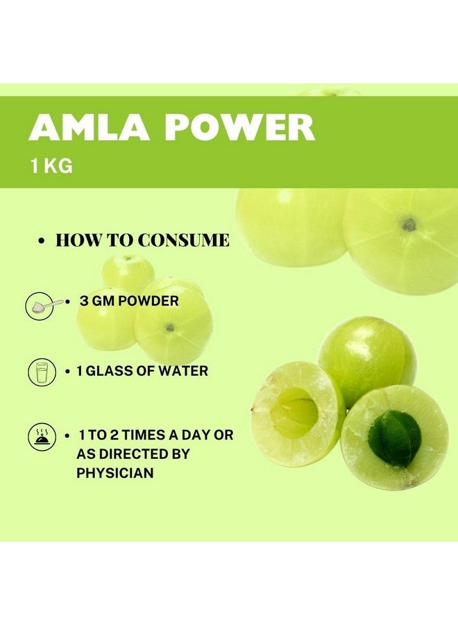 Herbal Hills Amla Powder (1 Kg Pack of 4) - Image 4