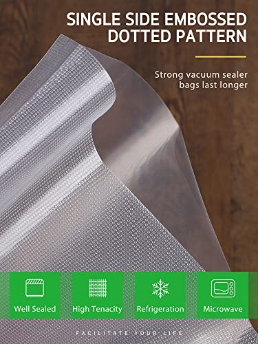 Syntus Vacuum Sealer Bags, 2 Rolls 8" x 50' Commercial Grade Bag Rolls, BPA Free Food Vac Bags for Storage, Meal Prep or Sous Vide - Image 3