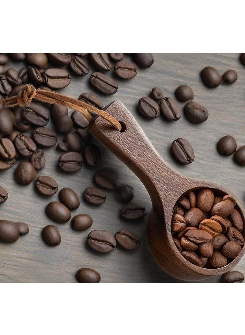 Wooden Coffee Scoop - Spoon Grinding Scoop, Wooden Coffee Scoop, Coffee Bean Measuring Scoop, Coffee Bean Scoop, Kitchen Scoop, Measuring and Serving Coffee, Tea - Image 5
