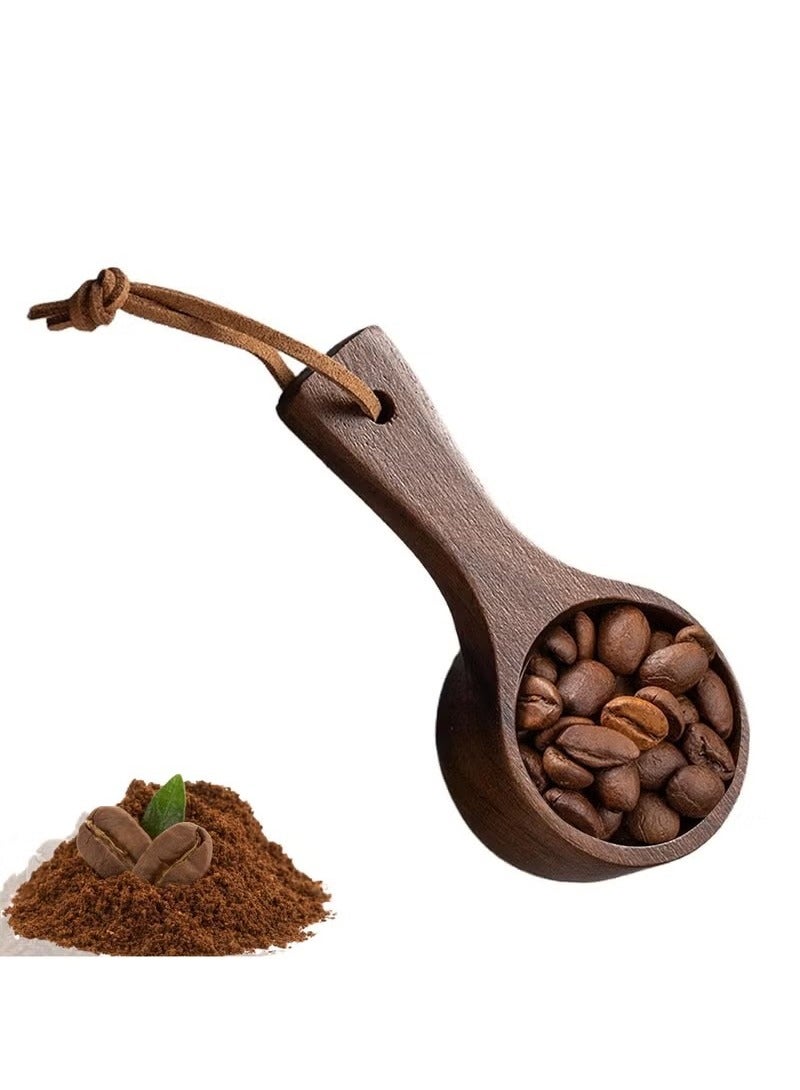 Wooden Coffee Scoop - Spoon Grinding Scoop, Wooden Coffee Scoop, Coffee Bean Measuring Scoop, Coffee Bean Scoop, Kitchen Scoop, Measuring and Serving Coffee, Tea - Image 1