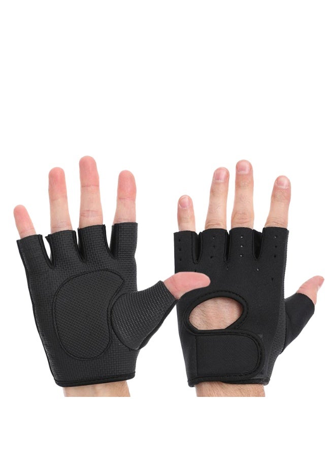 Sports half finger gloves, outdoor cycling fitness gloves, breathable, shock-absorbing, and wear-resistant gloves, men's and women's gloves(S) - Image 3
