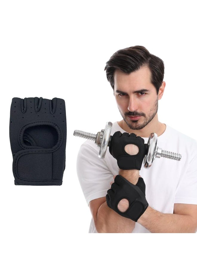 Sports half finger gloves, outdoor cycling fitness gloves, breathable, shock-absorbing, and wear-resistant gloves, men's and women's gloves(S) - Image 5