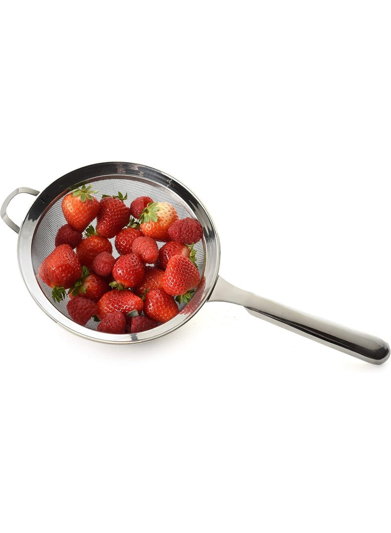 Norpro, 5" KRONA Stainless Steel Double Mesh Strainer, 5", as shown - Image 2