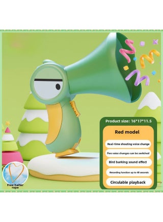 Beak Net Red Peco Peco Sound Changing Megaphone Electric Recorder Horn-year-old Baby Cloth Book-Color:Cute Big-billed Bird [mint Green] Comes With A Lanyard-Specifications:[five Variables + Super Long Recording + Real-time Amplification] Free Battery + Gift Box - pzsku/Z45698D7C2F17AC0E96B1Z/45/1746232248/93491928-fbb1-4fc4-9864-ebcff6425370