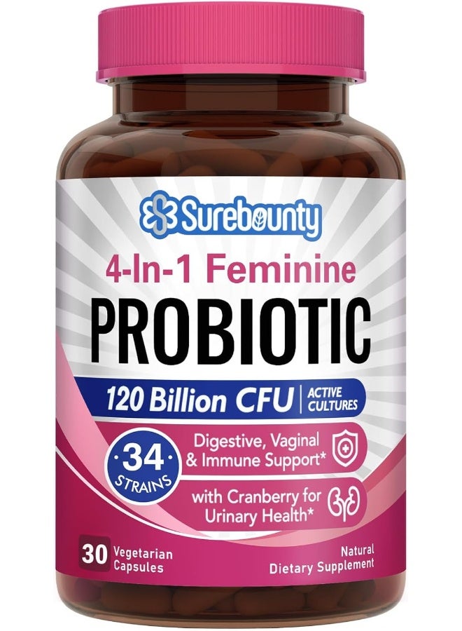 شورباونتي بروبيوتيك 120 مليار وحدة تشكيل مستعمرة 30 كبسولة نباتية - Image 1