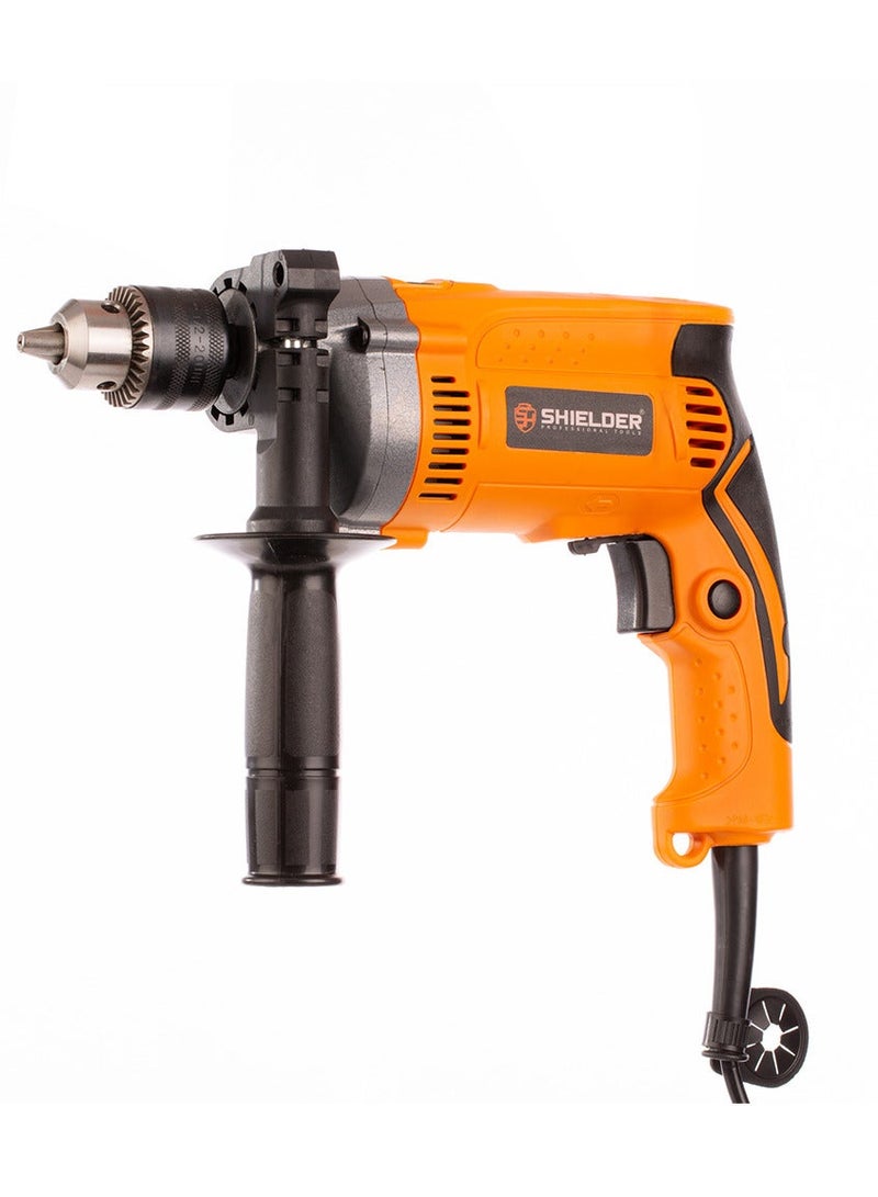Shielder Hammer Drill Shielder SH-1631 820W Semi Gear Electric Drill With 13mm Keyed Chuck, Variable Speed And Forward Reverse Function - Image 2