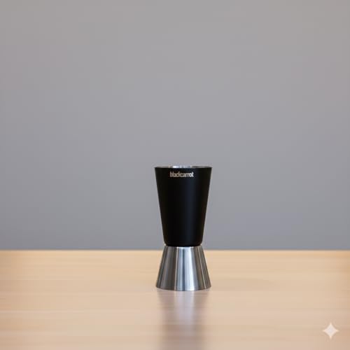 BlackCarrot Peg Measurer 30 60 ml Stainless Steel | Premium Alcohol Measuring Cup | Whiskey Measure 30 60 90 ml | Cocktail Jigger | Drink Measurement Cup for Alcohol, Liquor Measuring Cup, Peg Maker - Image 2