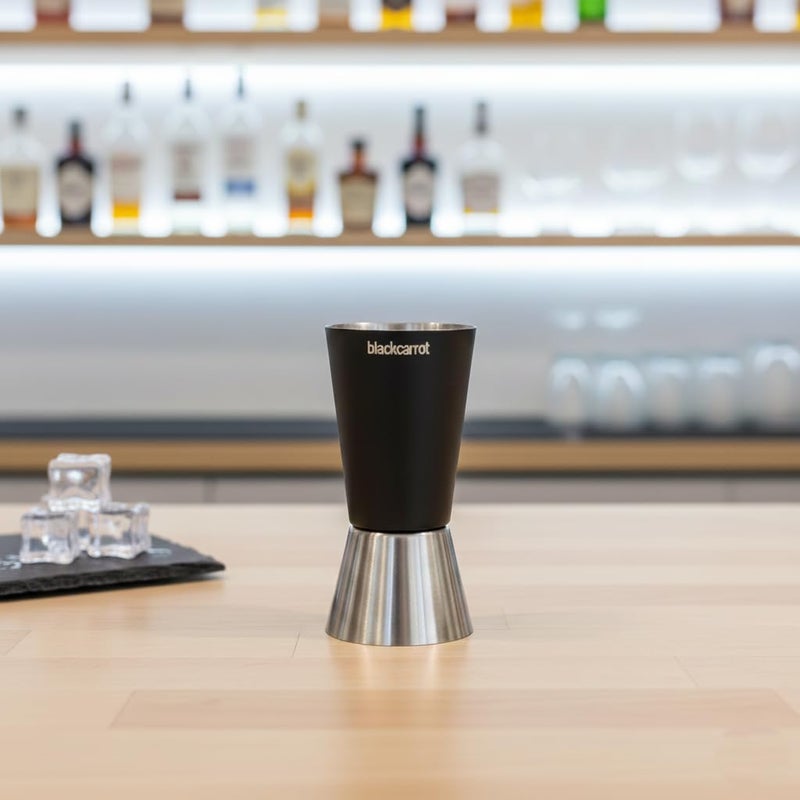 BlackCarrot Peg Measurer 30 60 ml Stainless Steel | Premium Alcohol Measuring Cup | Whiskey Measure 30 60 90 ml | Cocktail Jigger | Drink Measurement Cup for Alcohol, Liquor Measuring Cup, Peg Maker - Image 5