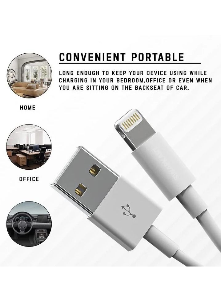 سمارت لينك كابل بيانات SmartTLink Lightning كابل شحن سريع QC 3.0 5A شحن سريع يدعم IOS 14/13/12/11/10- SL419CB - Image 2