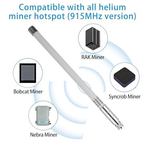 Meshnology Waterproof 915mhz Lora 5.8dbi Fiberglass Antenna with 20Ft Low Loss KMR195 Cable for Helium Hotspot RAK Nebra Bobcat 300 SenseCAP M1 Hotspot HNT Miner Heltec V3 Meshtastic Lora32 915MHz Lora Module - Image 3