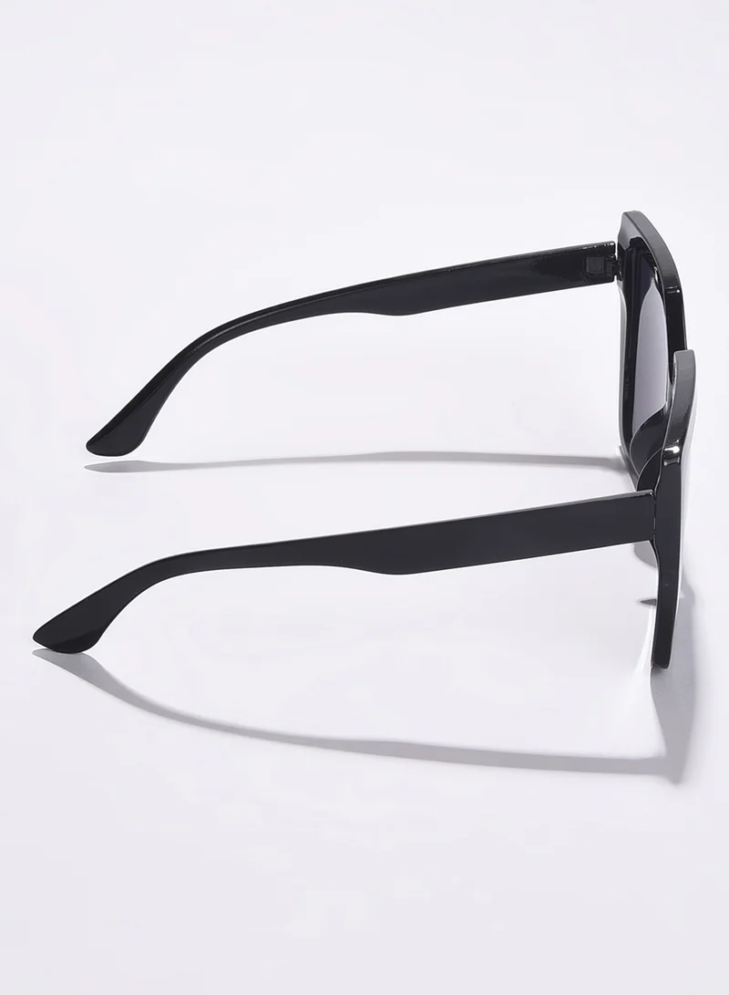 Haute Sauce Black Lens Black Oversized Sunglasses