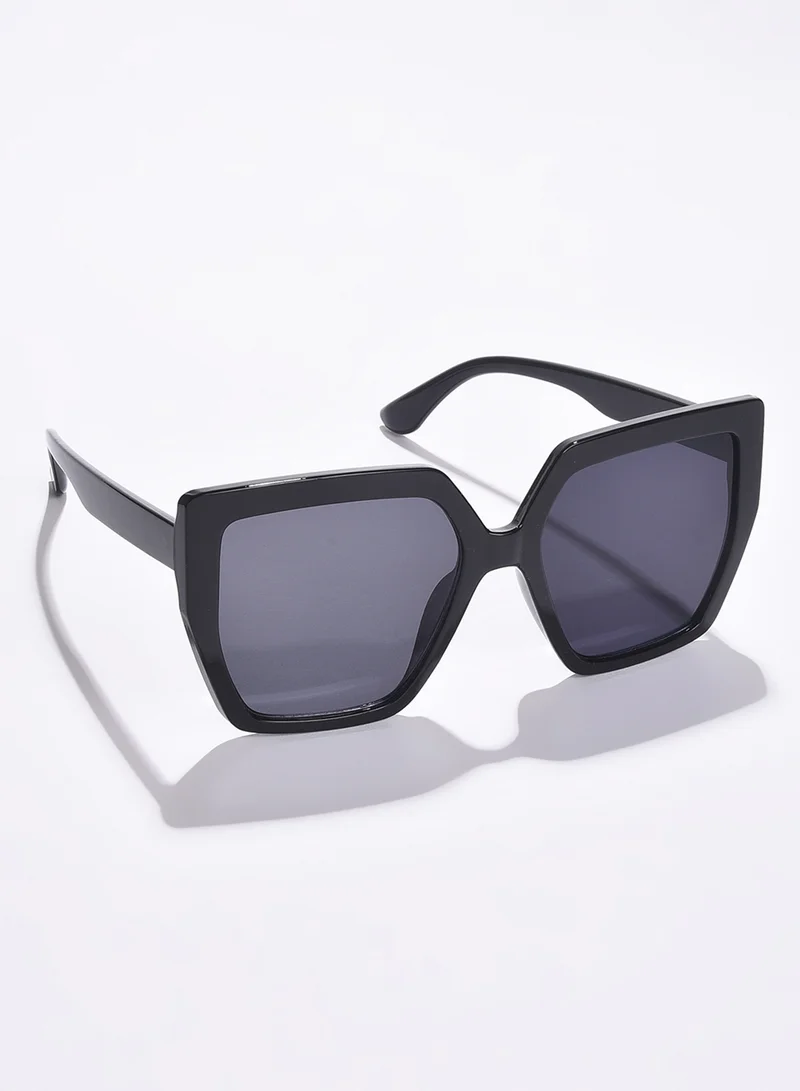 Haute Sauce Black Lens Black Oversized Sunglasses