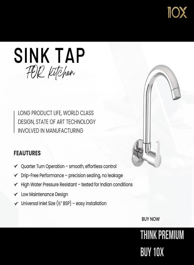 10X Brass Sink Tap for Kitchen ST-8946 (Model 1) - Image 2