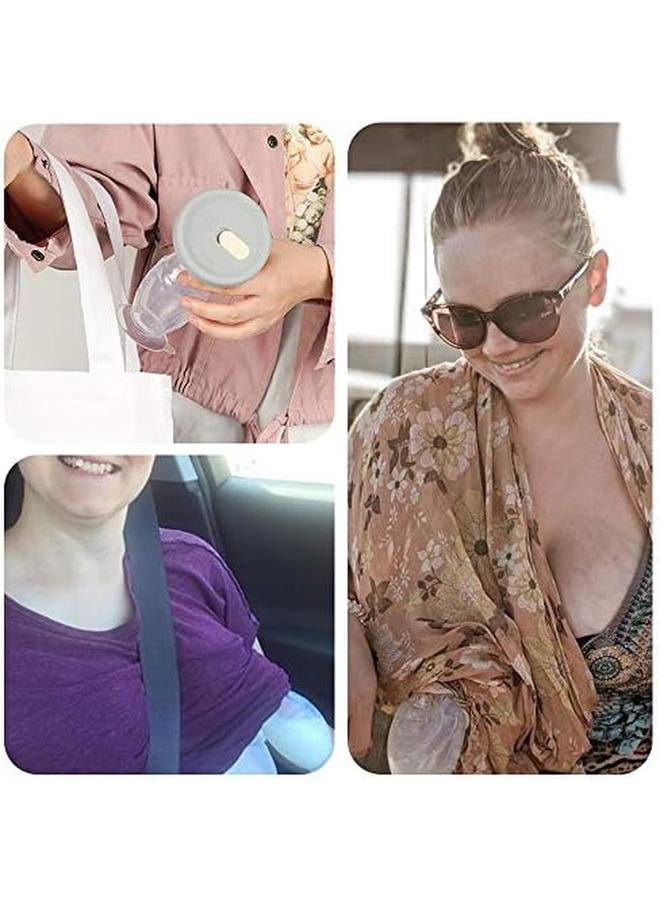 haakaa Manual Breast Pump With Base 4Oz 100Ml Plus Lid - Image 4