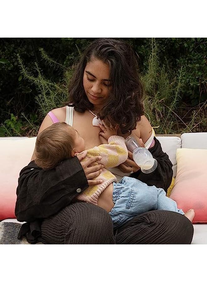 haakaa Manual Breast Pump With Base 4Oz 100Ml Plus Lid - Image 2